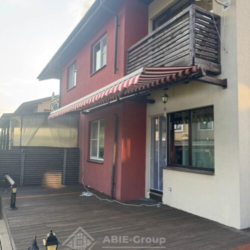 Фотографии выполненных работ компании «ABIE-GROUP» открытой Испанской маркизы Classic с металлической фермой. г.Химки, Московская область.